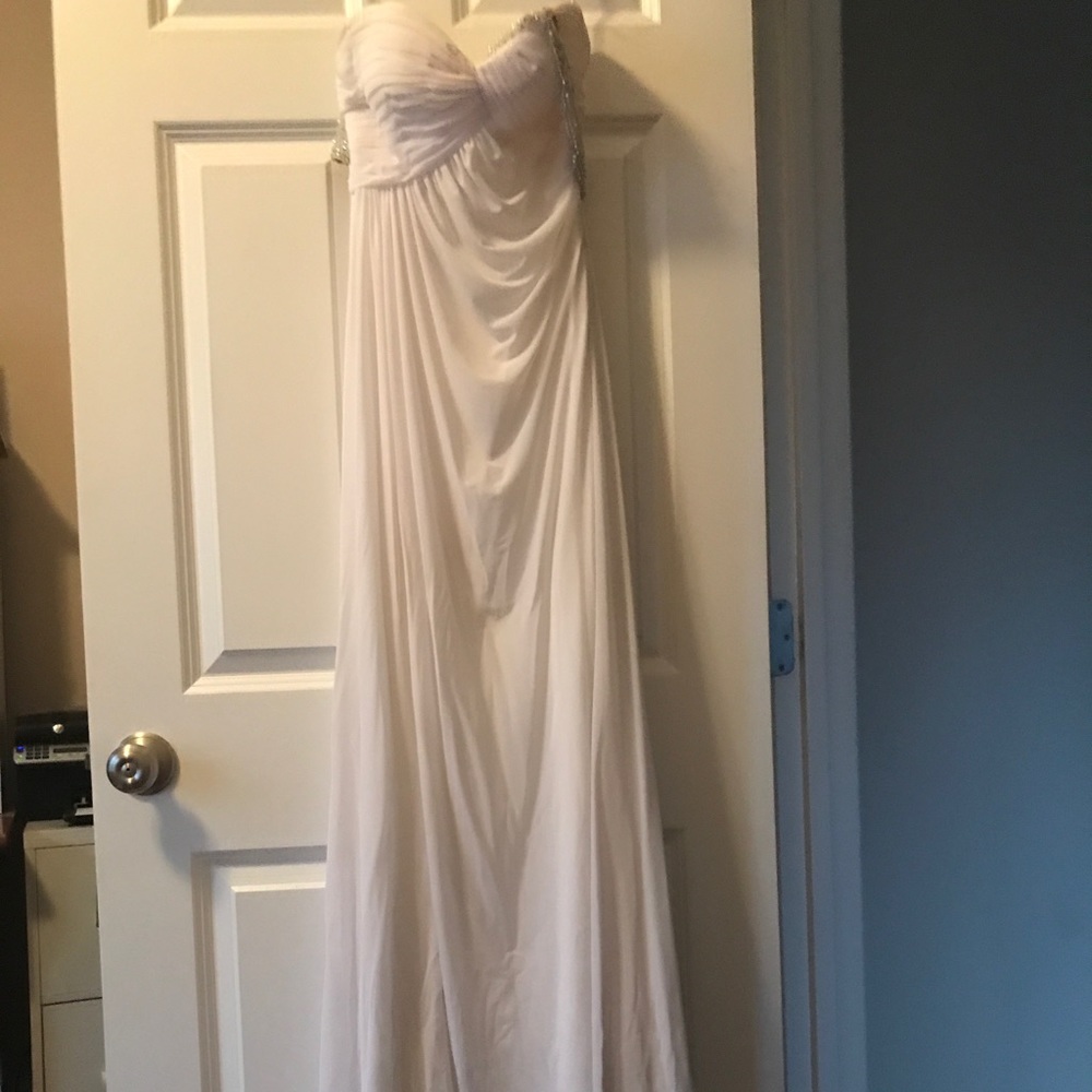 White Prom dress